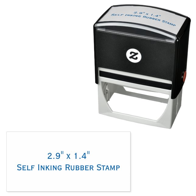 Create Your Personalised 2.9" x 1.4" Self-inking Stamp (In Situ)