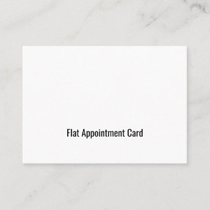 Create Your Personalised 3.5" x 2.5" Flat Appointment Card