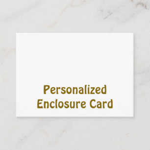 Create Your Personalised 3.5" x 2.5" Squared Enclosure Card