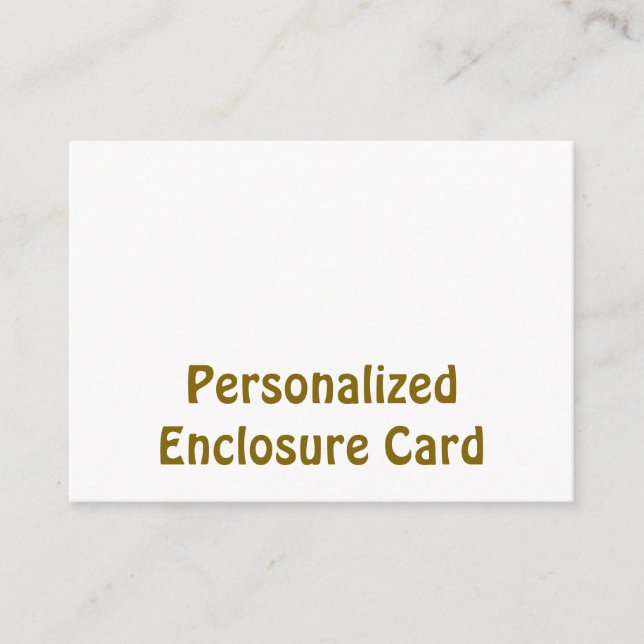 Create Your Personalised 3.5" x 2.5" Squared Enclosure Card (Front)
