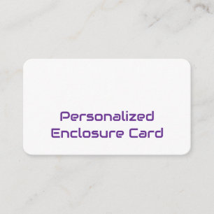 Create Your Personalised 3.5" x 2" Rounded Enclosure Card