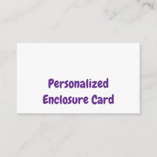 Create Your Personalised 3.5" x 2" Squared Enclosure Card