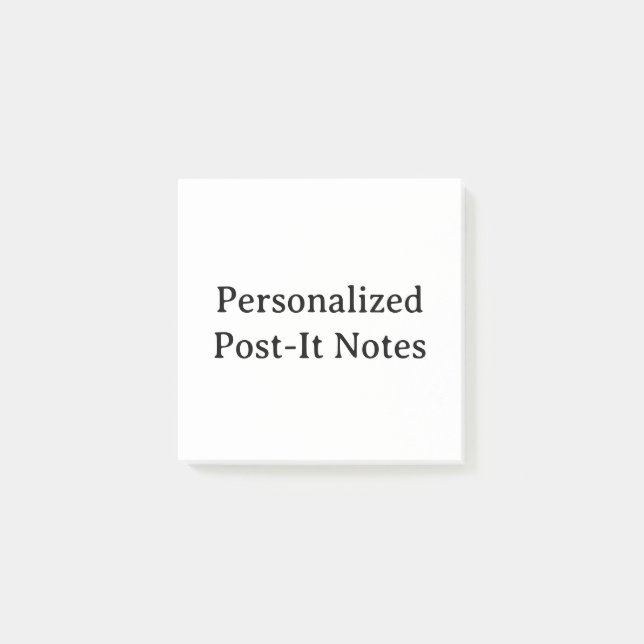 create your personalised 3" x 3" post-it notes (Front)