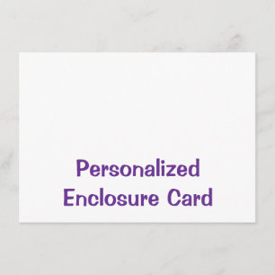 Create Your Personalised 4.5" x 6.25" Squared Enclosure Card