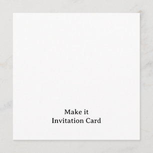 Create Your Personalised 5.25" x 5.25" Squared Invitation