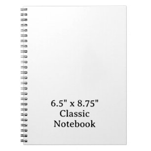 Create Your Personalised 6.5" x 8.75" Classic Notebook