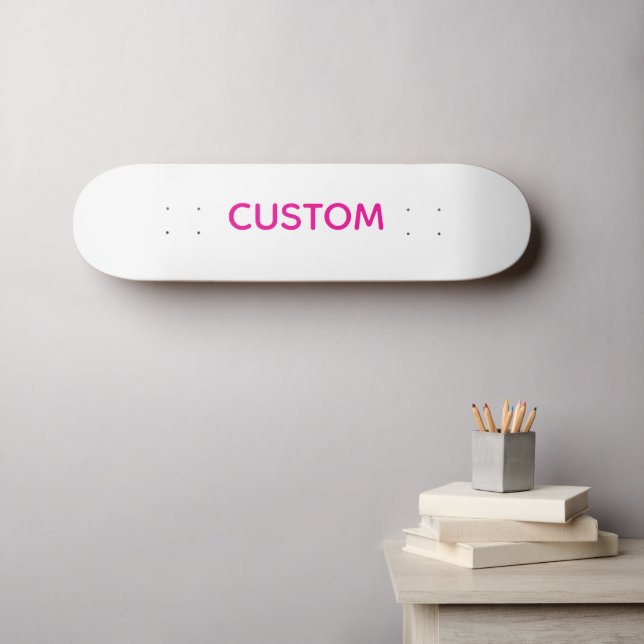 Create Your Personalised 8 1/8" Skateboard Deck (Wall Art (Horz))
