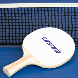 Create Your Personalised Black Rubber Back Ping Pong Paddle
