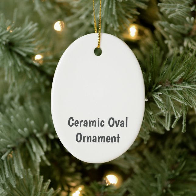 Create Your Personalised Ceramic Ornament (Tree)