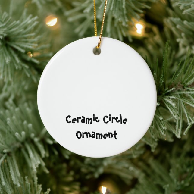 Create Your Personalised Ceramic Ornament (Tree)