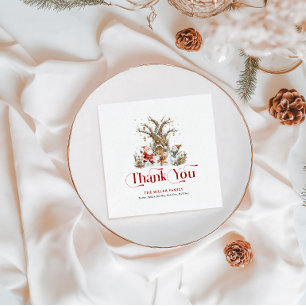 Create Your Personalised Christmas Paper Napkin