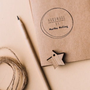 Create Your Personalised & Exclusive Handmade Rubb Rubber Stamp