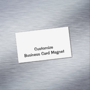 Create Your Personalised Magnetic Business Card