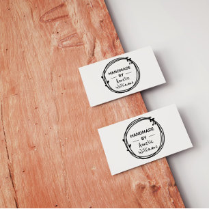 Create Your Personalised Rustic Botanical Handmade Rubber Stamp