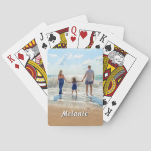 Create Your Photo Playing Cards Personalized Name