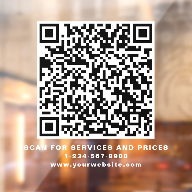 Create Your QR Code Business White (Sheet 2)