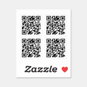 Create your Qr Code Clear Stickers set!