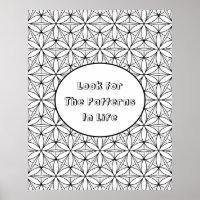 Create your Sacred Geometry Colouring Poster