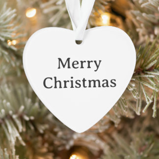 Create Your Simple Brand Promotion Acrylic Heart Ornament