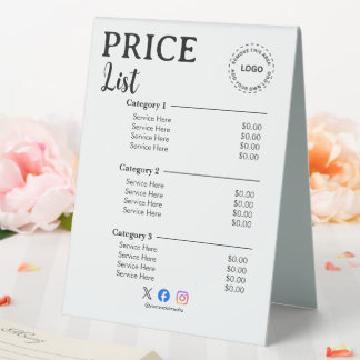 Create Your Simple Brand Promotion Price List