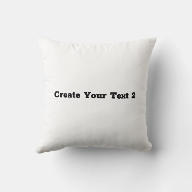 Create Your Text Printed Name decorative Cotton  Cushion (Back)