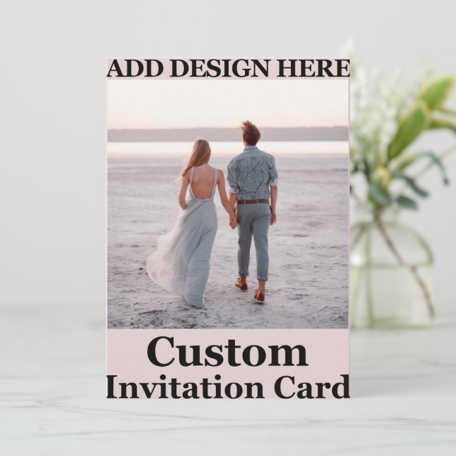 create your unique custom invitation (Standing Front)