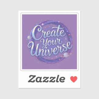 Create Your Universe – Cosmic Typography Art 