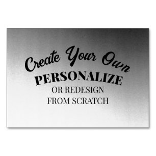 Create Your Very Own Custom Table Number