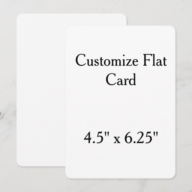 create your won personalise 4.5" x 6.25" Rounded (Front/Back)