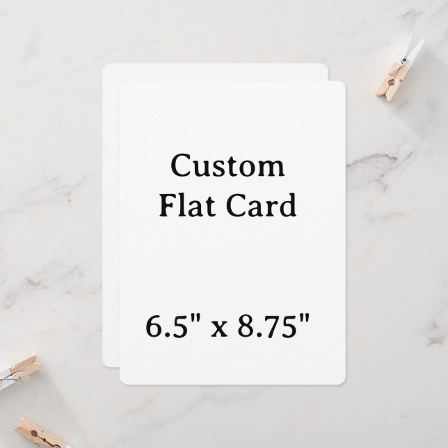 create your won personalise 6.5" x 8.75" Rounded (Front/Back In Situ)