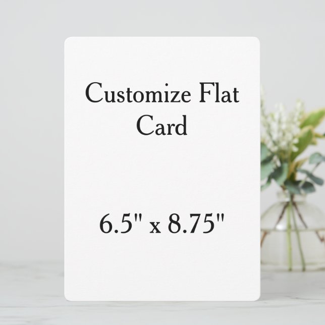 create your won personalise 6.5" x 8.75" Rounded (Standing Front)