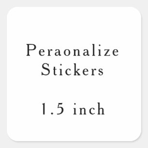 create your won personalise Square Stickers