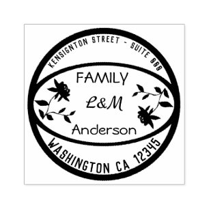 Created for you, individual, family rubber stamp