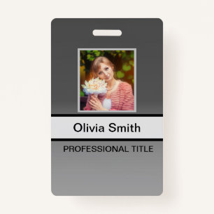 Created for you, stylish badge ID badge