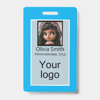 Created for you, stylish badge ID badge