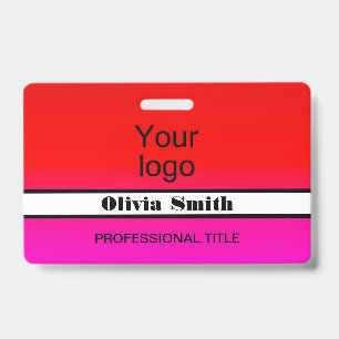 Created for you, stylish badge ID badge