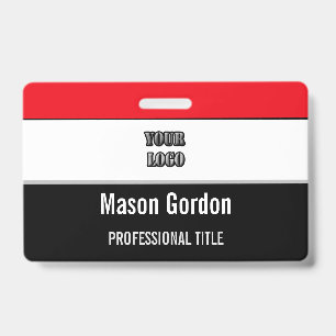 Created for you, stylish badge ID badge