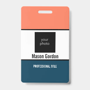 Created for you, stylish badge ID badge