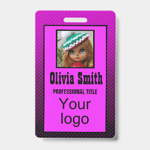 Created for you, stylish ID badge