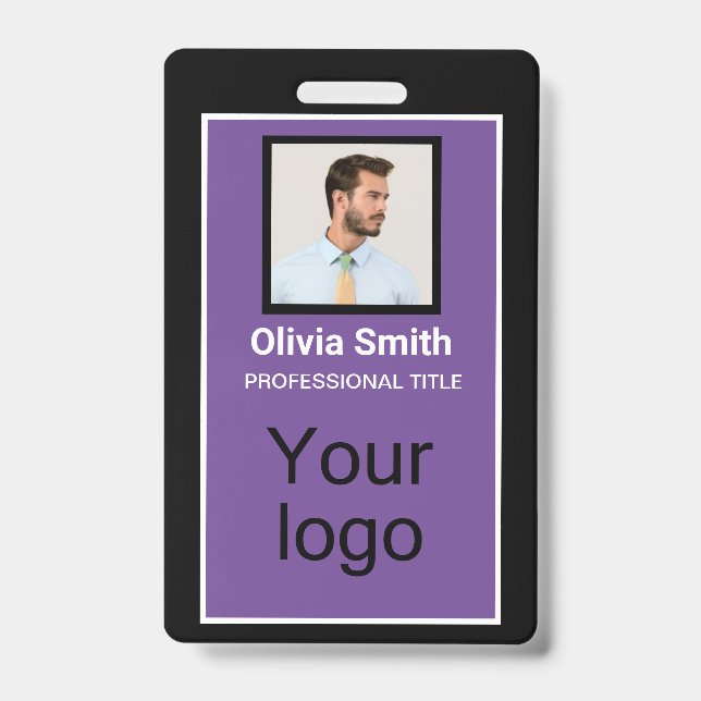 Created for you, stylish ID badge (Front)