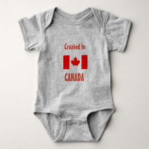 Created in Canada - Baby One Piece Baby Bodysuit