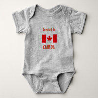 Created in Canada - Baby One Piece
