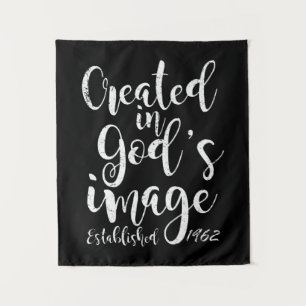 Created In God's Image 1962 60th Birthday Tapestry