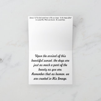 Created in His Image golden card