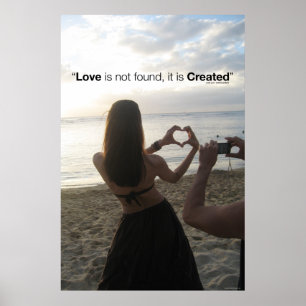Created Love Poster