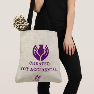 Created. Not Accidental. Tote Bag