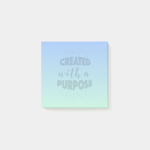 Created with a Purpose, Fun and Motivational Post-it Notes