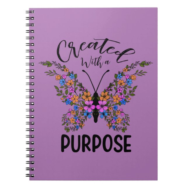 Created with a Purpose  Notebook (Front)