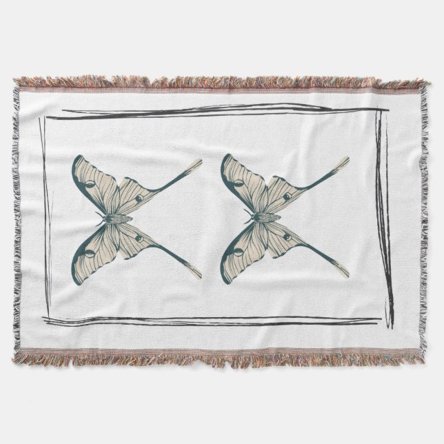 Creates a cozy and serene atmosphere throw blanket (Front)