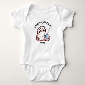 Creating amazing karma baby bodysuit
